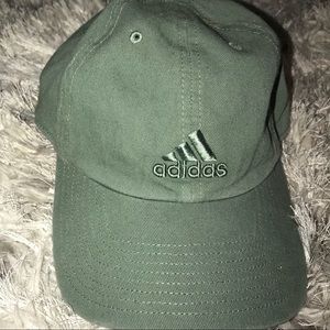 Olive green adidas hat